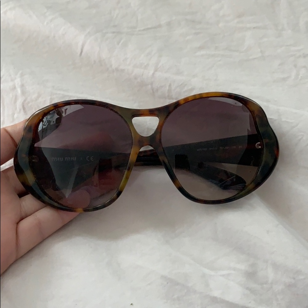 Miu miu aviator sunglasses